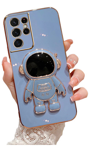 Funda Astronauta + Mica 9d Para Galaxy S22 Ultra