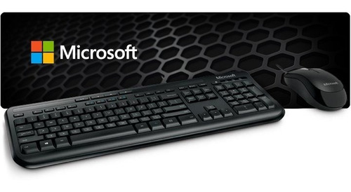 Microsoft Wired Desktop 600 - Preto - Português Brasil