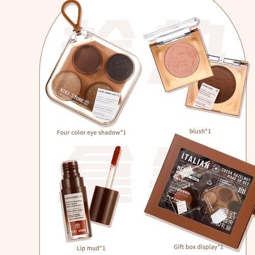 Kit De Regalo De Maquillaje Para Niñas Adolescentes, Con Pal