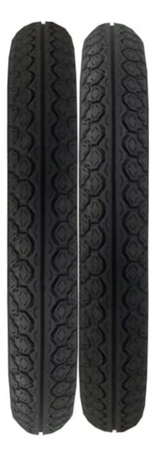 Par Pneus 60/100-17 Diant C/ C + 80/100-14 Tras C/ C Tiger