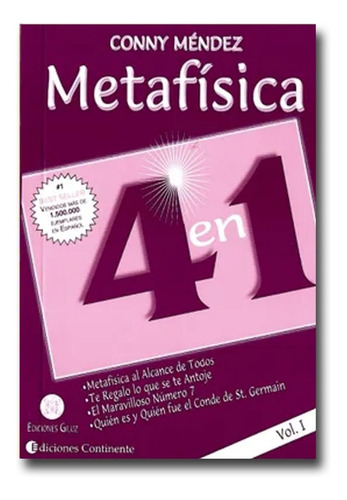 Metafísica 4 En 1. Vol 1 Conny Méndez Libro Físico