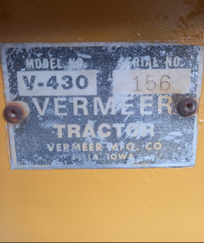 Zanjadora De Cadena Vermeer V-430 Año 1996