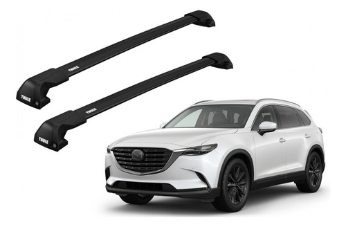 Barras Thule Mazda Cx-9 16- Ra / Edge Flush Black