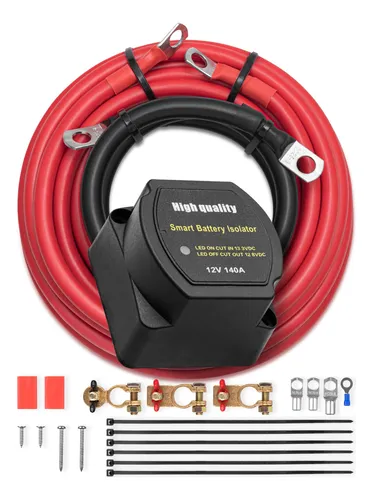 Mata1 Kit De Aislamiento De Bateria Dual 12v 140amp Ip-67 Cl