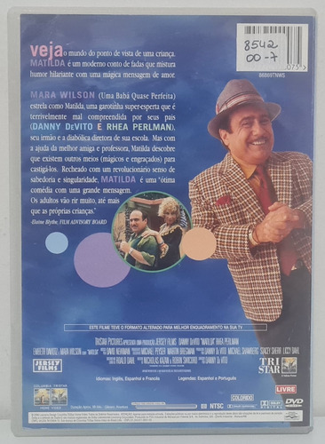 Dvd Matilda - Danny De Vito (Usado)