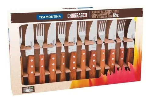 Juego Para Asado Jumbo 12 Piezas Tramontina K37