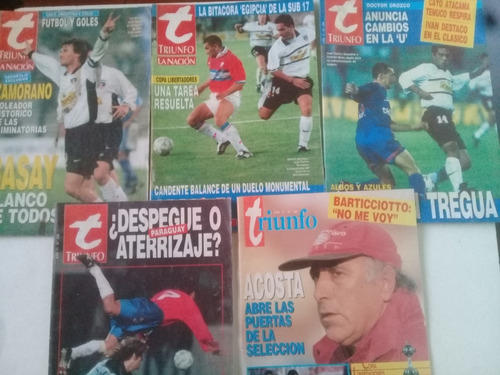 Revistas Triunfo- Año 1996 Al 1997 - (son Cinco.)