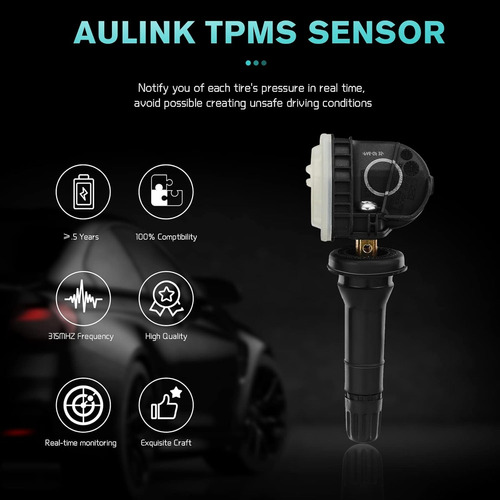 4p Sensor Llanta Presión Tpms Ford Mustang Lobo Fusion F150
