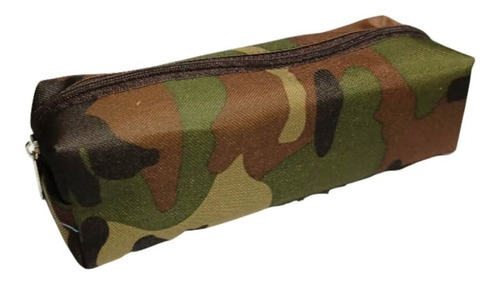 Cartuchera Cuadrada Camuflada Verde Cordura 