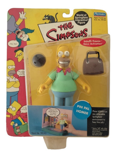 Pin Pal Homero Los Simpsons Playmates