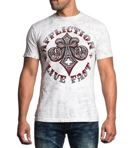 Remera Affliction Royal Connect Mma Jiu Jitsu 