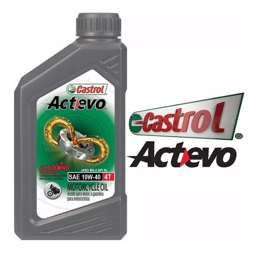 Aceite Moto Castrol Actevo 4t 10w40 Semisintetico En Xero