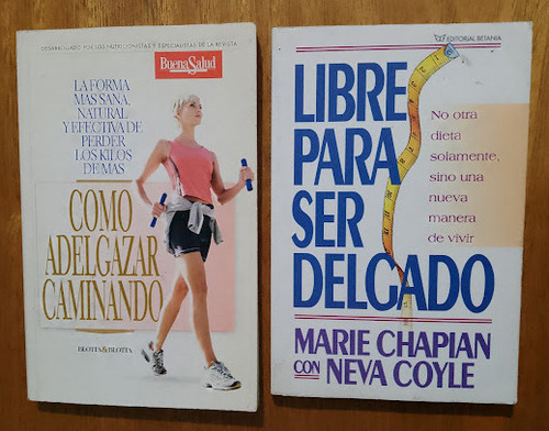 Lote X 2 Libros Para Adelgazar  