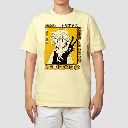 Camiseta Camisa Nanatsu No Taizai Meliodas Anime Nerd Filme