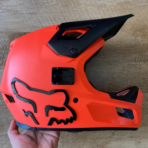 Casco Bicicleta Fox Rampage Naranja Xl