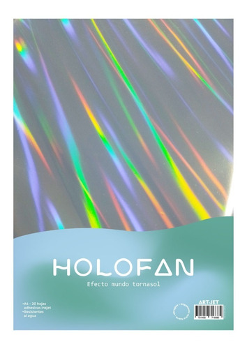 Holofan Art-jet Adhesivo Mundo Tornasol A4 100 Hojas