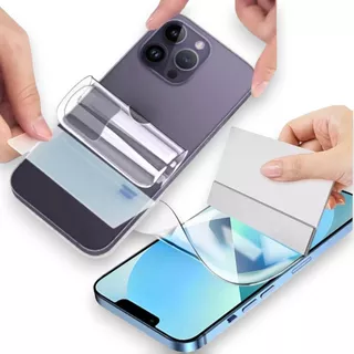 Película Nano Gel Para iPhone Frontal Traseira Todos Modelos