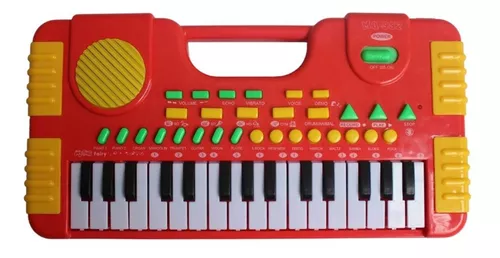 Piano Teclado Musical Infantil Bebe Sons Animais Eletronico vermelho na  Americanas Empresas