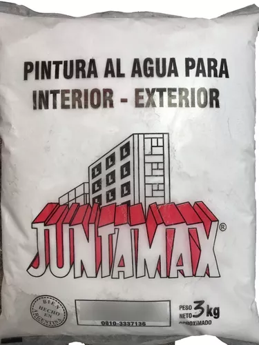 vitalidad conservador Minúsculo Pintura Al Agua Juntamax X 3 Kg | Cuotas sin interés