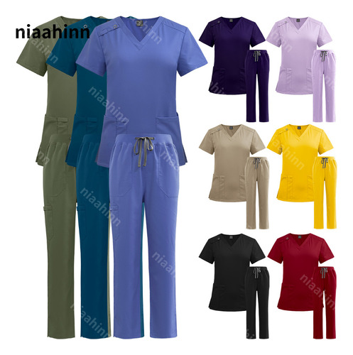 Traje Corto Niaahinn Para Aseo De Mascotas Y Trabajo