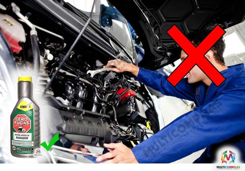 Sellador De Radiadores Anti Fugas Tapa Poros Huecos Carro
