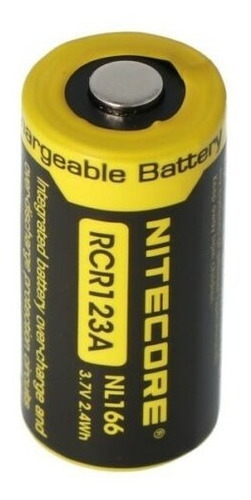 Pila Bateria Recargable Nitecore 16340 650mah 3.7v Nl166