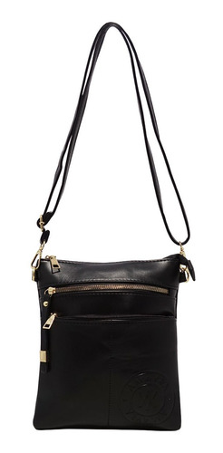 Imagen 2 de 7 de Morral Mujer Bandolera Con Cierre Premium Amayra