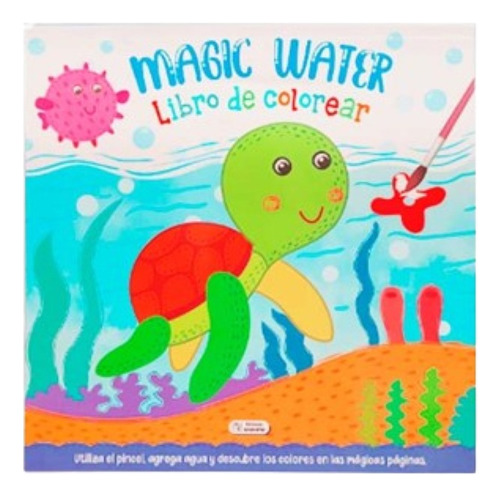 Libro Infantil Magic Water Libro De Colorear Tortuga