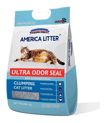 Arena Para Gatos America Litter Aglutinante 7 Kg Pethome