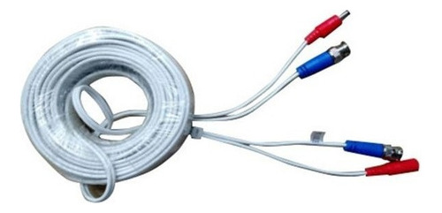 Cable 30m Prearmado De Video Y Alimentacion Con Conectores