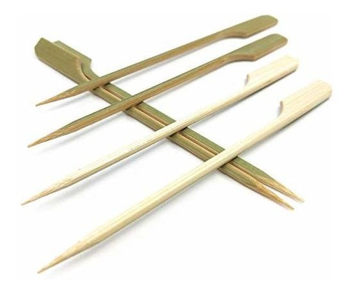 Palillos De Paleta De Madera De Bambu De 3,5 Pulgadas