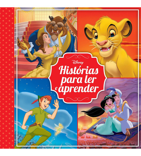 Livro Infantil Disney Clássicos História Para Ler E Aprender, De Ed. Bicho Esperto - Rideel. Editora Bicho Esperto - Rideel Em Português