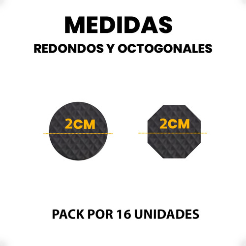 Imagen 3 de 6 de Almohadillas Protección Fieltro Goma Protector Piso