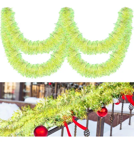 Guirnaldas Navideñas De 25 Pies Decoradas Con Láminas