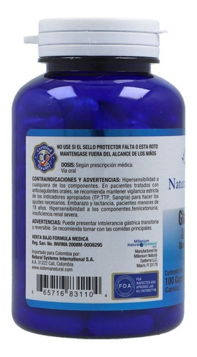 Glucosamina Americana 1500mg System Natural
