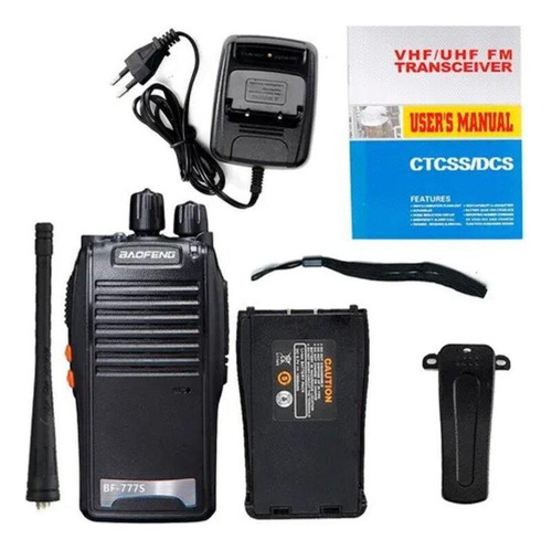 Kit 2 Radio Walk Talk Comunicador 16 Ch 12km Baofeng 777s