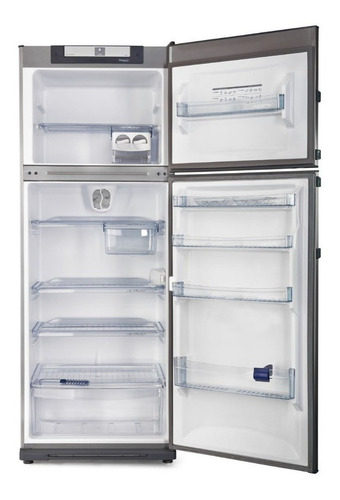 Imagen 2 de 4 de Heladera Koh-i-noor Khda43/7 Acero Con Freezer 413l