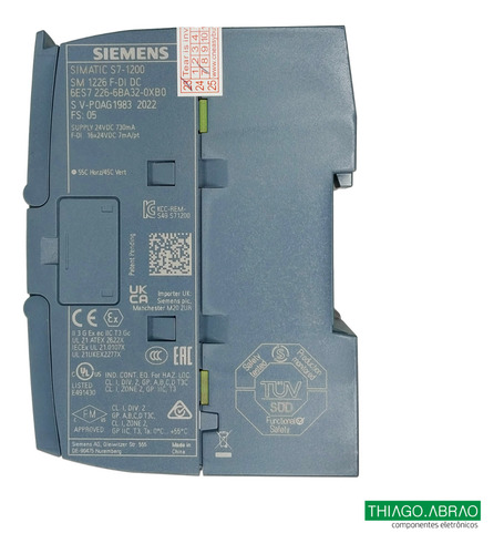 Módulo Entrada Digital Sm 1226 F Siemens 6es7 226-6ba32-0xb0