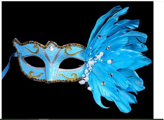 Máscara Veneciana Plateado Amakando Antifaz Elegante Gótico Careta Filigrana Venecia Mascarilla Carnaval 
