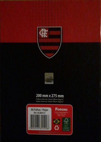 Imagem 4 de 10 de Kit Com Cadernos Do Flamengo + Livro