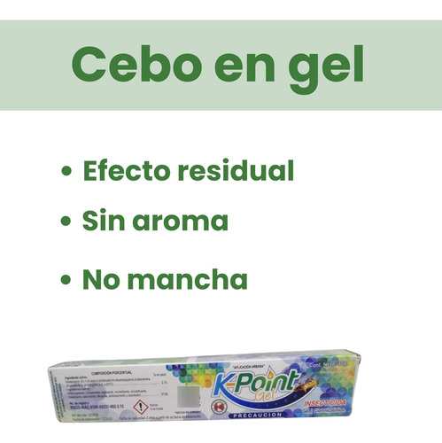 Veneno Para Cucaracha Jeringa En Gel Para Cucarachas 30 Grs