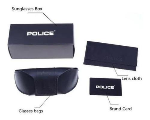Men's Police Sunglasses Toad Mirror Polarized