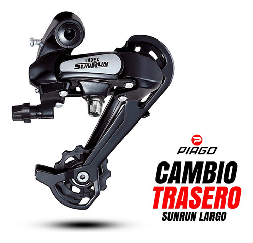 Cambio Trasero Desviador Bicicleta Largo Con Pata Sunrun