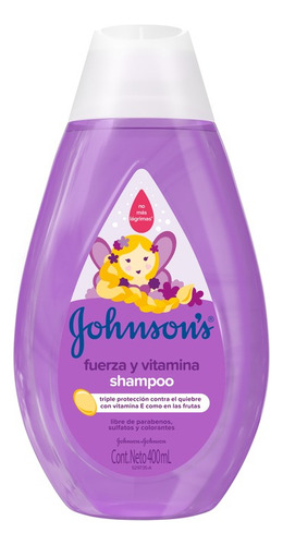 Shampoo Johnson's Fuerza y Vitamina 400 ml