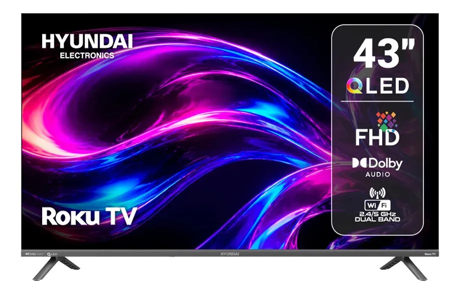 Televisor QLED Smart 4K FHD 43 HYLED4327QR