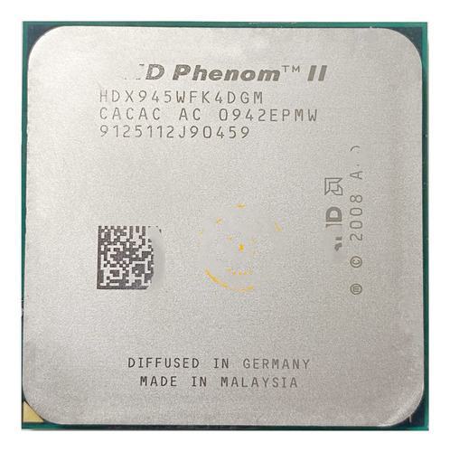 Procesador gamer AMD Phenom II X4 945 HDX945WFK4DGM de 4 núcleos y 3GHz de frecuencia