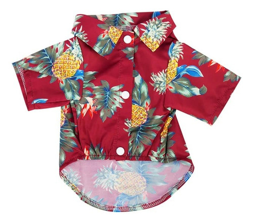 Ropa Camisa Hawaiana Verano Talle 2xl Perro Gato Mascota