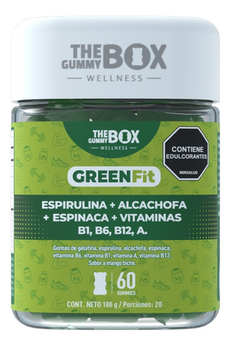 The Gummy Box Wellness Green Fit Espirulina 180 G