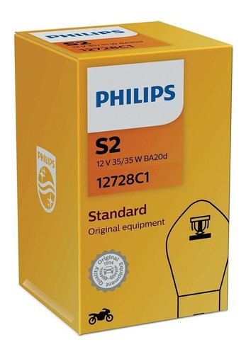 Lampara Philips S2 Standard Delantera 35/35w 12v -
