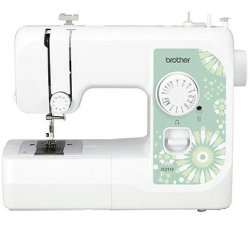 Máquina de coser recta Brother JS2135 portable blanca 110V - 127V